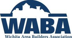 Wichita Area Builders Association logo with silhouette of city skyline